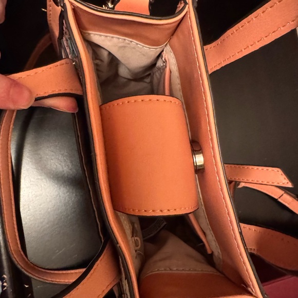 Nine West Floral Mini Bag - Brown and Pink - Picture 3 of 3